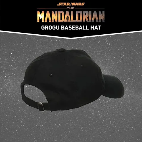 Miniatura 3 de Star Wars The Mandalorian The Child - Gorra de béisbol ajustable de algodón, gorra para papá Grogu