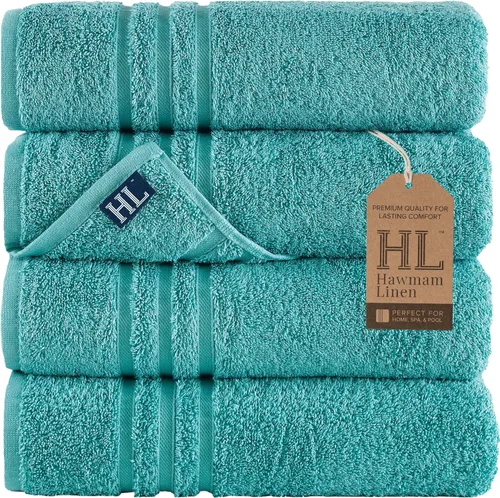 Miniatura 65 de Juego de 6 toallas de baño negras para baño, algodón turco original, suave, absorbente y de primera calidad, 2 toallas de baño, 2 manos y 2 toallas