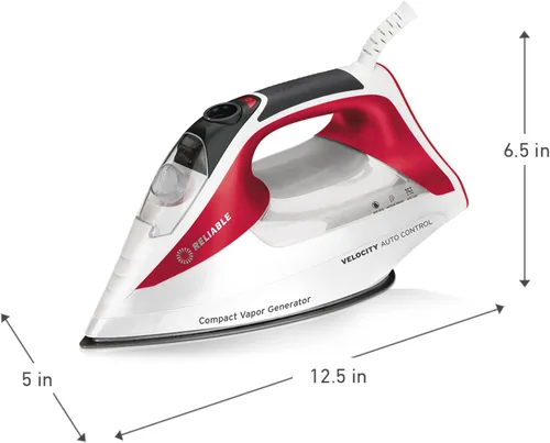 Miniatura 7 de Plancha de Vapor Reliable Velocity 270IR - Generador de Vapor Compacto con Control Automático con Tecnología de Sensor, Tecnología Patentada