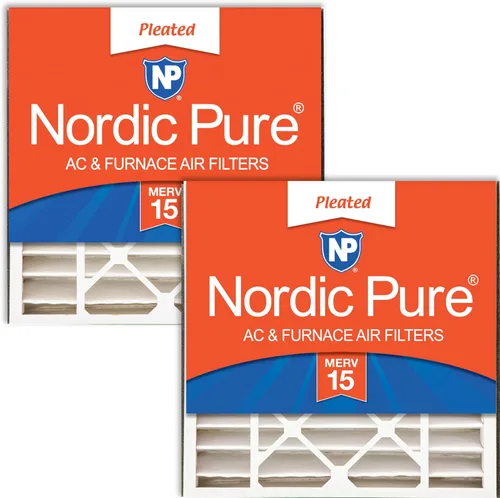 Miniatura 26 de Nordic Pure 20 x 20 x 5 (19_11/16 x 20_11/16 x 4_15/16) Air Bear 259112-103 MERV 12 filtros de aire, paquete de 4