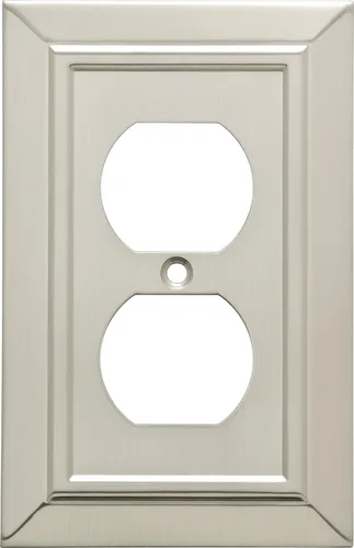 Miniatura 11 de Franklin Brass Classic Architecture (Paquete de 3) Cubierta Decorativa para Interruptor de Luz Níquel Cepillado Placa de Pared Decorador/Basculante