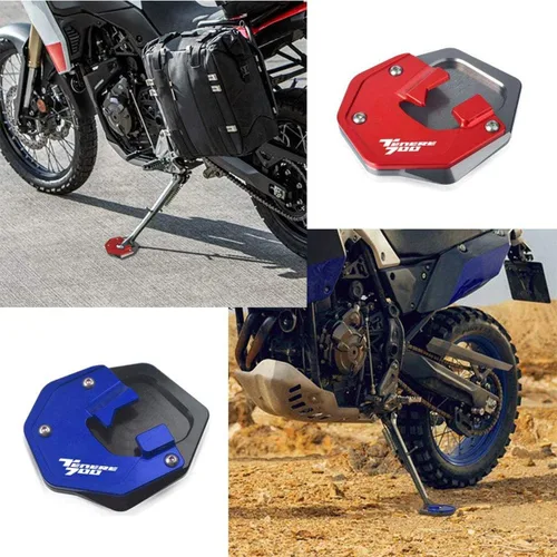 Miniatura 3 de Soporte lateral de motocicleta compatible con Tenere 700 XTZ 700 T7 2019-2023 Negro XTZ690 Tenere 2019-2021 Tenere 700 Rally 2020-2023 Tenere 700