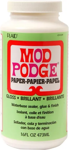 Mod Podge Acabado de papel brillante - 16 oz, 16 onzas, 16 Fl Oz