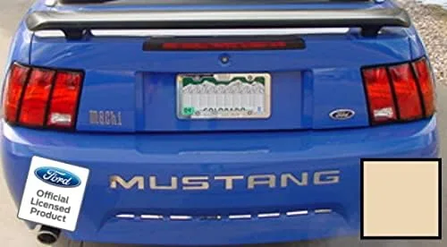 Miniatura 12 de Adhesivos de letras para parachoques trasero para Ford Mustang Negro (Brillo) -CB (se adapta a 1999-2004)