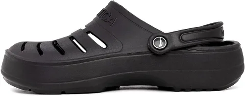 Miniatura 2 de Nautica Zuecos para hombre, sandalias deportivas deportivas, sin cordones con correa trasera ajustable, (zapatos de aguapantuflas peludas) River Edge