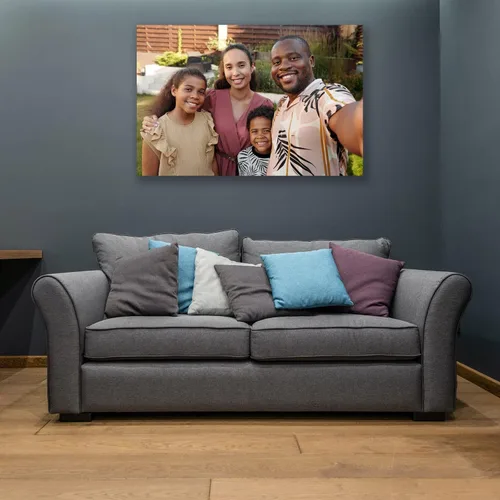 Miniatura 5 de Impresiones de lienzo personalizadas con tus fotos, arte de pared enmarcado personalizado, cuadros de lienzo personalizados para mascotas/familia