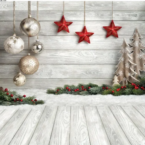 Miniatura 8 de Esferas de fondo de Navidad de madera blanca, telón de fondo de fotografía de Navidad para fotografía de fondo de estudio, fondo de estudio 10383