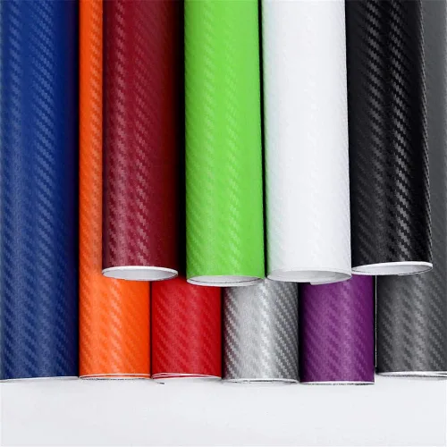 Miniatura 7 de Película de vinilo de fibra de carbono 3D de 50 pulgadas x 4 pulgadas, impermeable, para auto, color negro