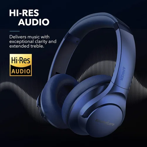 Miniatura 2 de Soundcore Anker Life Q20 Auriculares híbridos con cancelación activa de ruido (azul)