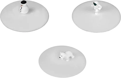Miniatura 10 de LURCH Tapa de silicona reutilizable para taza de café y té de Alemania Tapa de vidrio Sello de succión antipolvo y camping y al aire libre