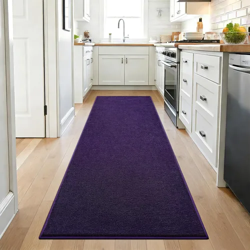 Miniatura 35 de ISEAU Alfombra de pasillo de 2 x 4 pies para pasillo, alfombra de espuma viscoelástica suave con parte inferior de agarre de silicona antideslizante