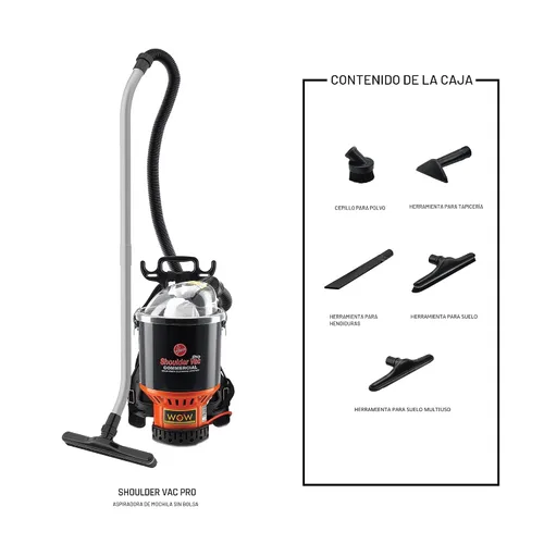 Miniatura 4 de Aspirador hombro Vac Pro sin bolsa Hoover Commercia ligera mochila aspiradora c2401