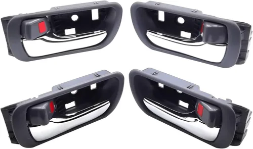 4 piezas de manijas interiores para puertas de Toyota Camry 2002 2003 2004 2005 2006, delanteras traseras izquierda del conductor y derecha del lado