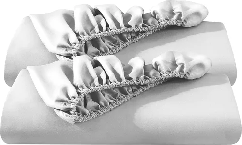 Miniatura 38 de Bare Home - Paquete de 2 sábanas bajeras tamaño King de microfibra ultrasuave 1800, resistente a las arrugas, bolsillo profundo (tamaño King, blanco)