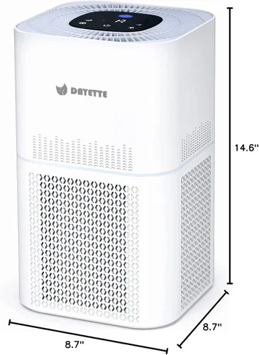 Miniatura 10 de Dayette Purificadores de aire HEPA para el hogar habitación grande hasta 2200 pies cuadrados, purificadores de aire para dormitorio con sensor