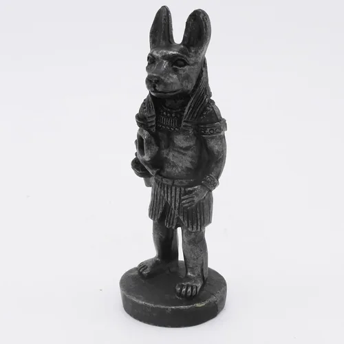 Miniatura 2 de Anubis Antigua Egipto Acuario Decoraciones para Peces Tanque Decoración Reptil Tortuga Lagarto Araña Tanques Terrario Escultura Egipcia Figurina