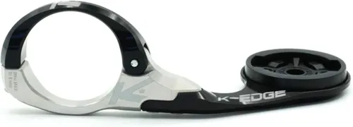 K-Edge El | Soporte para computadora de bicicleta de carreras | para dispositivos GPS Garmin | Negro