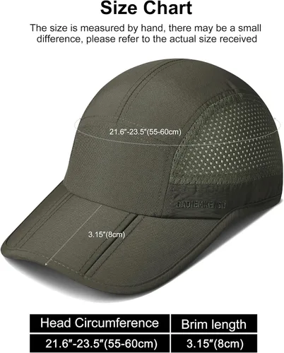 Miniatura 6 de GADIEMKENSD Sombrero plegable para hombre de ala larga con protección solar UPF 50+