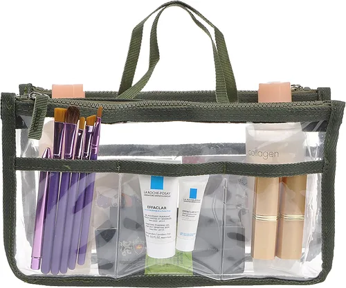 Miniatura 40 de Bolso de mano estilo cartera de Vercord para mujer con organizador incorporado, estampado bien definido, con manijas y cremallera, tamaño 2