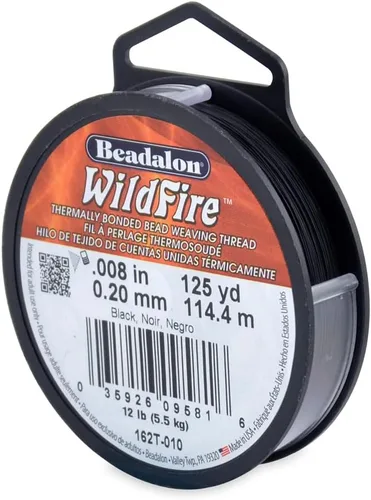 Miniatura 46 de Beadalon Wildfire Ultra - Beading Thread, Beading Supplies for Crafters, Jewelry Makers, Beaders. Braided Fishing Line