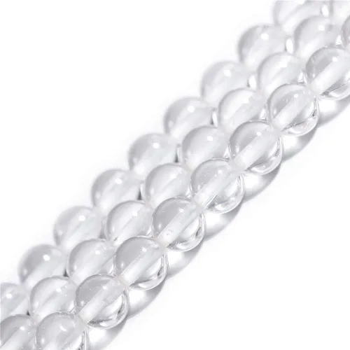 Miniatura 122 de GEM-Inside - Cuentas redondas de ágata de ónix azul claro natural de 0.394 pulgadas (0.394 in) con agujero grande para hacer joyas, suministros