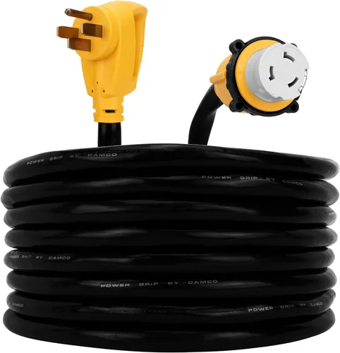 Miniatura 11 de Cable de alimentación eléctrica, de Camco, 55191, 25 pulgadas, de PowerGrip, con mango, 50 amperios