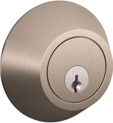Miniatura 8 de Dexter by Schlage cerrojo de seguridad de un solo cilindro, JD60605 Bright Brass