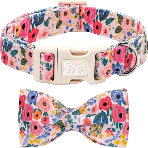 Miniatura 14 de Collar para perro, con estampado de tiburón, collar para cachorro, collar para mascotas, collar de lazo para perros, suave, duradero, ajustable, A