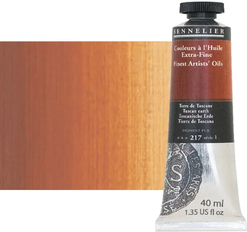 Miniatura 2 de SENNELIER Aceite extrafino para artistas, tubo de 1.4 fl oz, serie 1, tierra toscana, (10-130411-217)