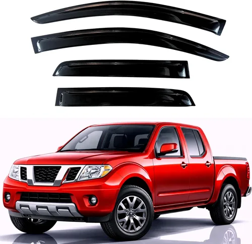 Miniatura 20 de KPY Visor de Ventana Compatible con Hyundai Accent Sedan 2012-2017, Protector de Lluvia de 4 Piezas Deflectores de Ventilación de Ventana Lateral