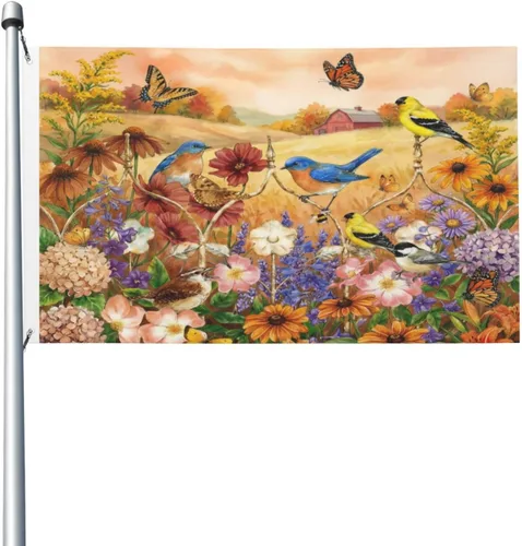 Miniatura 18 de Bandera de playa de verano con piñas divertidas de 3 x 5 pies, bandera decorativa de poliéster duradero para el hogar, al aire libre