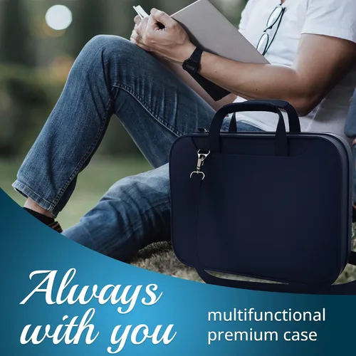 Miniatura 4 de DEHITE Funda para la Biblia para hombres Funda azul para la Biblia para hombres y mujeres tamaño extra grande Bolsa de mano Fit Book 11.2 x 8.4 x