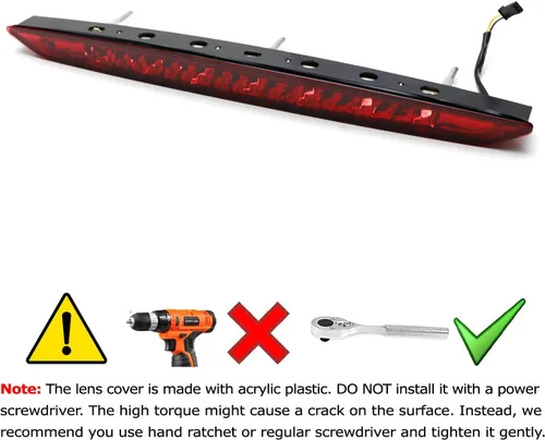 Miniatura 7 de iJDMTOY OEM Spec - Tapa de maletero LED completa con lente roja, tercera asamblea de barra de luz de freno compatible con BMW E85 Z4 convertible