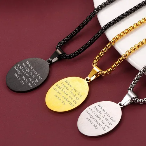 Miniatura 9 de FaithHeart Collar de San CristóbalJudeJosephAnthonyThomasBenedictoPatricio collar de acero inoxidable medalla de santos católicos patronos joyería