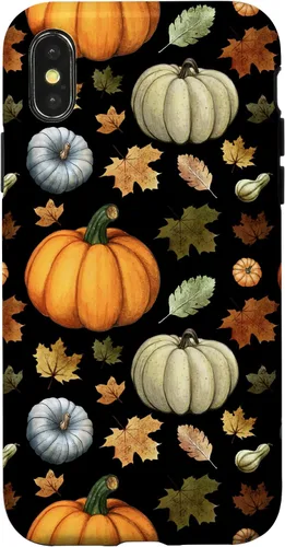 Miniatura 5 de iPhone 16 Falling Leaves Autumn and Pumpkin Happy Fall Case