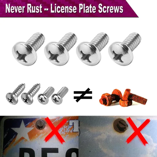 Miniatura 8 de ZXFOOG Kit de montaje de placa de matrícula delantera - Soporte de parachoques para placa de matrícula y marco de etiqueta de aluminio negro mate
