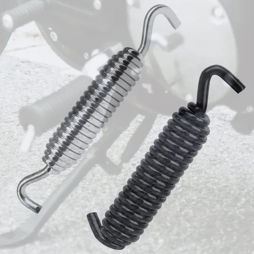 Miniatura 5 de 3.7" Negro Jiffy Stand Kickstand Spring se adapta a Harley Sportster Softail Super Glide Touring (negro)