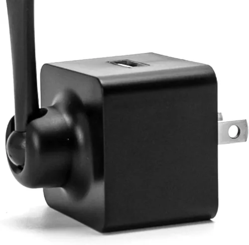Miniatura 7 de Marsrut Cargador USB Nest Camera Plug Mount: 360 rótula ajustable de pared de toma de corriente alterna soporte para cámara interior, sin cables ni