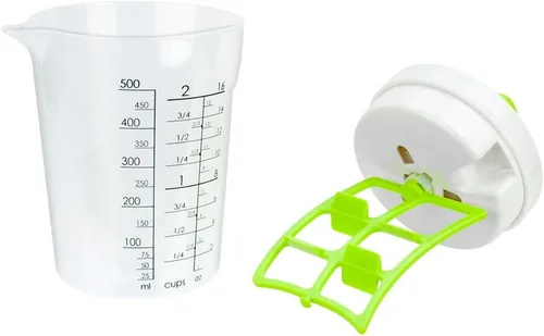 Miniatura 2 de MainStay s Tratchet Style Multi Mixer Vinagrettes Adobos Medidor Cup Gatillo