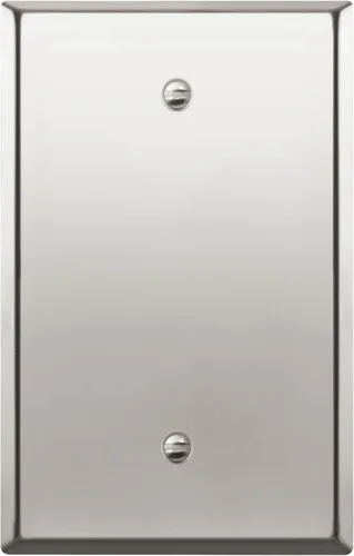 Miniatura 27 de ENERLITES Placa de Pared Metálica para Dispositivo Ciego, Resistente a la Corrosión, Tamaño 1-Gang 4.50" x 2.76", Acero Inoxidable 201, 7701-AB