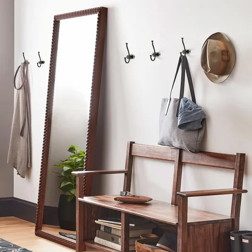 Miniatura 4 de TUNNY Paquete de 5 ganchos simples para abrigos, color negro mate, ganchos para toallas, adecuados para armarios de zapatos, armarios, baño