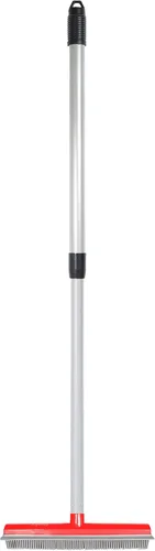 Miniatura 2 de Stanley Home Products Escoba de goma con mango ajustable, para alfombras, suelos, escaleras, tapicería, acción electrostática que elimina