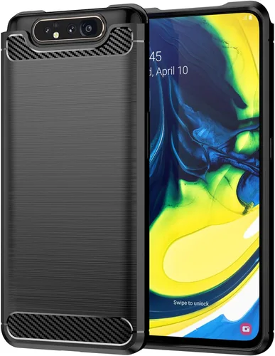 Miniatura 63 de Funda EUAGVQY para Samsung A70 Galaxy A70, Funda de Fibra de Carbono de TPU Blanda Antideslizante Duradera y Ligera, Funda Protectora para Samsung