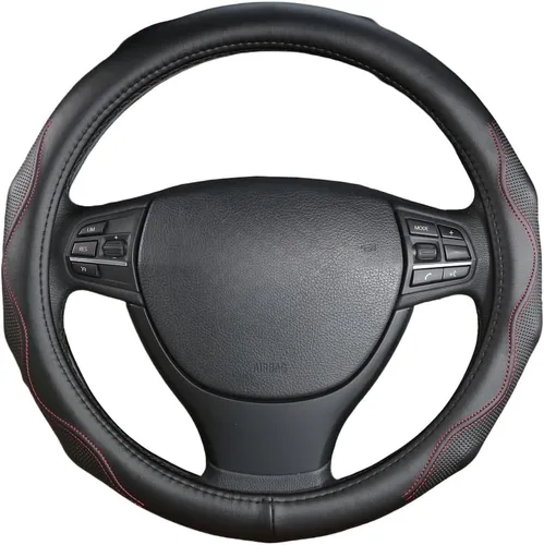 Miniatura 9 de Funda de cuero para volante de mujer para Toyota, Acura, Audi, BMW, Buick, Cadillac, Chevroler, Chrysler, Dodge, Ford, GMC, Honda, Jaguar, Jeep
