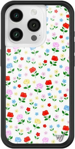Miniatura 31 de Wildflower - Fundas compatibles con Apple iPhone 15 Pro Protector de goma negro, certificado de prueba de caída de 4 pies, propiedad de mujeres