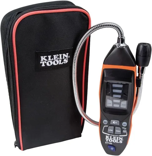 Miniatura 5 de Klein Tools 80142 Kit de detector de fugas de gas, detector de gas combustible, manómetro digital y comprobador de presión HVAC, doble puerto, 2