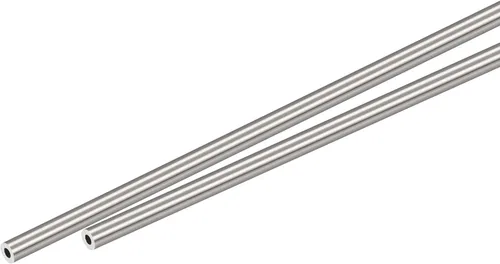 Miniatura 12 de uxcell Tubo redondo de acero inoxidable 304 0.079 in OD 0.012 in espesor de pared 11.811 in longitud 2 piezas