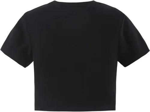 Miniatura 3 de Kavousa Camiseta corta con texto en inglés "I Love My Boyfriend" de manga larga Y2K, camiseta de gran tamaño para mujeres, adolescentes y niñas