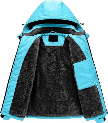 Miniatura 2 de Chaqueta de esquí impermeable para mujer resistente al viento chaqueta de snowboard cálida abrigo de invierno