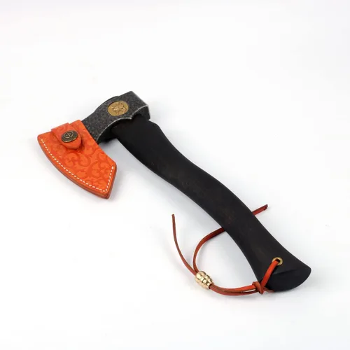 Miniatura 2 de Hachas ligeras de 12 pulgadas para acampar al aire libre para división de madera y leña, hacha de mano multiusos con funda